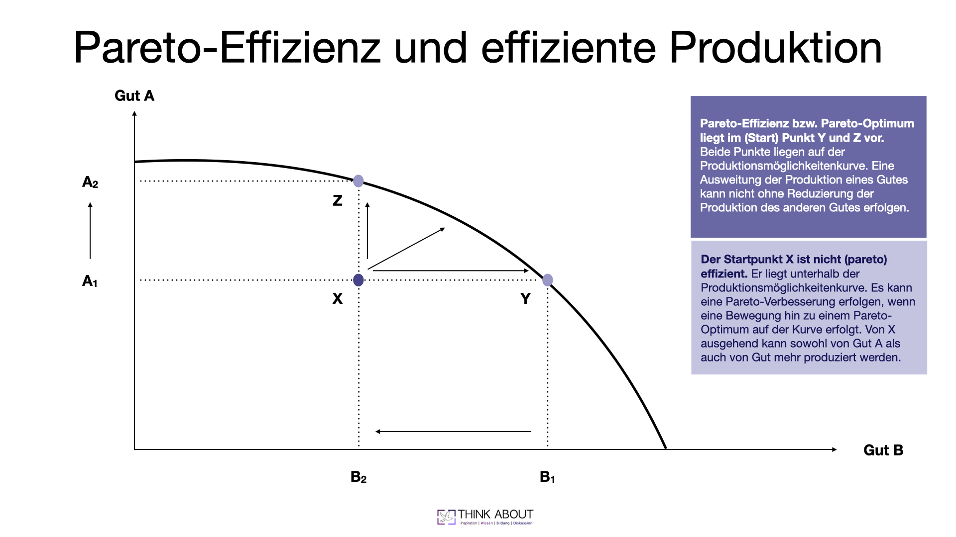 pareto-effizienz und effiziente Produktion